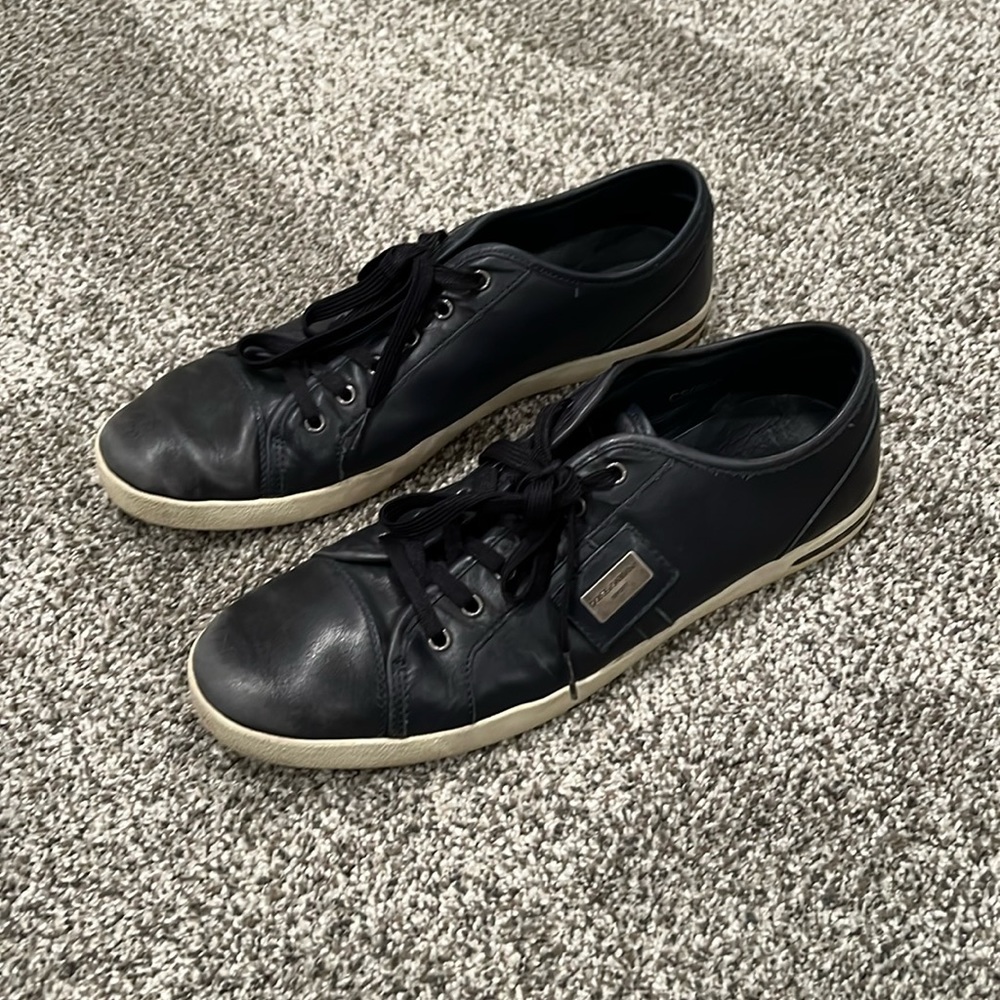 Dolce & Gabbana Leather Shoes (Sz 11 Blue)